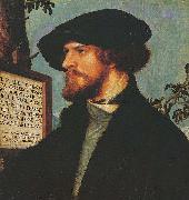 Hans holbein the younger Portrait of Bonifacius Amerbach painting